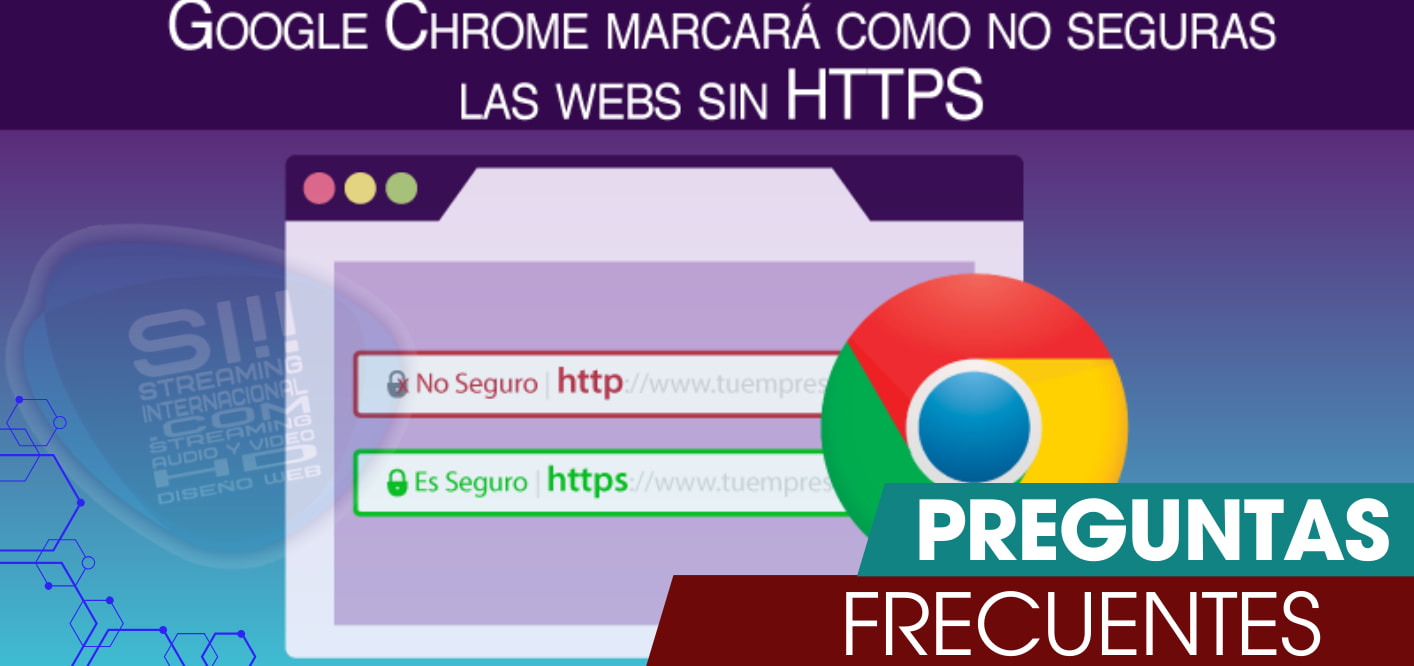 Google Chrome 80 bloquéa transmisiones no seguras